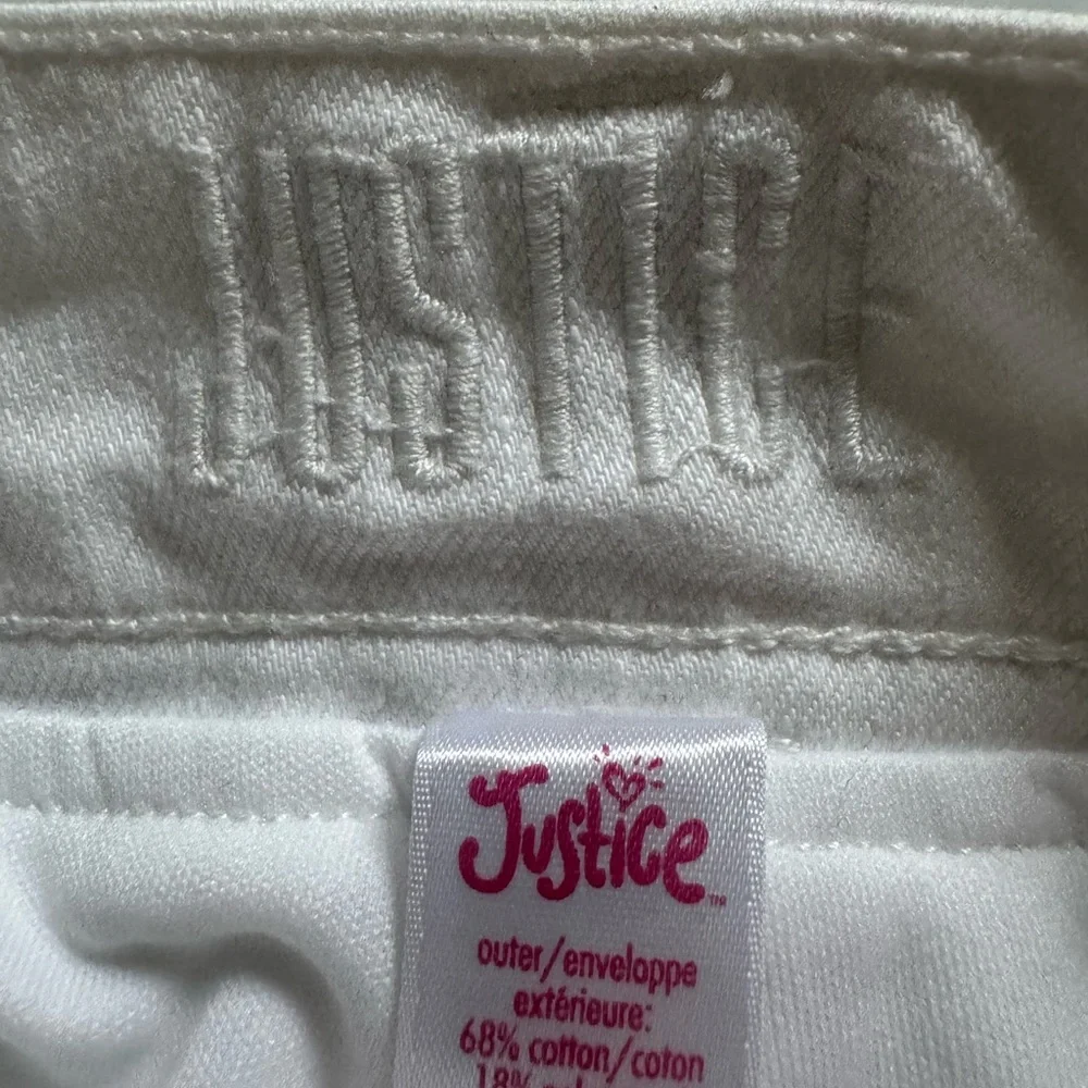 Justice distressed denim